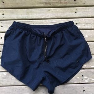 Navy Nike Running Shorts